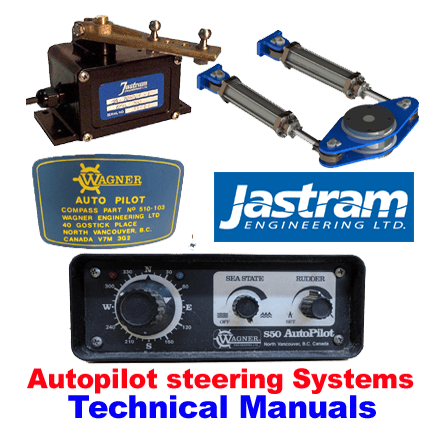 Jastram Wagner autopilot steering systems manuals