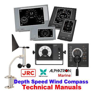 JRC Alphatron instrument display manuals
