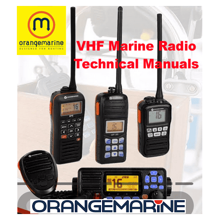 Orange Marine VHF instruction manuals