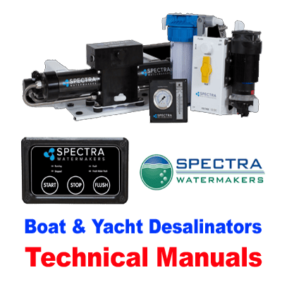 Spectra watermaker installation operation manual